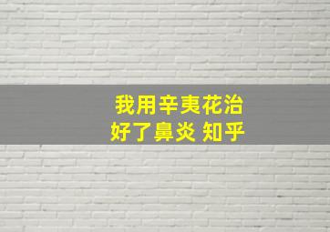 我用辛夷花治好了鼻炎 知乎